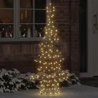 Prolenta Maison Exclusive - Kerstboom met 160 LED's, warm wit licht, 150 cm, van riet