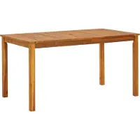 Syfax Tuintafel 140x80x74 cm massief acaciahout