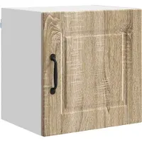 vidaXL Wandkast PORTO Sonoma Eik 40 x 31 x 40 cm Bewerkt hout
