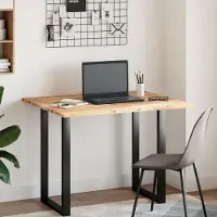 Prolenta Maison Exclusive - Bureaublad, onbehandeld, 100x80x2 cm, massief acaciahout