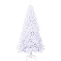 Prolenta Maison Exclusive - Kunstkerstboom met dikke takken, wit, 210 cm, PVC