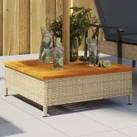 Prolenta Maison Exclusive - Omhulsel voor parasolstandaard, beige, 70x70x25 cm, acaciahout