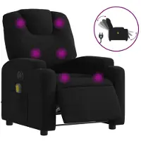 Sonstiges Massagestoel elektrisch verstelbaar stof zwart