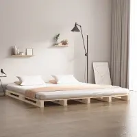 Prolenta Maison Exclusive - Palletbed 140x200 cm, gemaakt van massief grenenhout