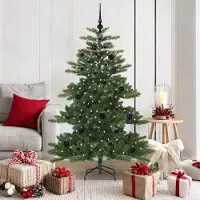 Prolenta Maison Exclusive - Kunstkerstboom, inklapbaar, groen, 150 cm, PVC en staal