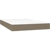 Syfax Pocketveringmatras medium 120x200x20 cm stof taupe