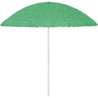 The Living Store Hawaï Strandparasol - Hawaï Strandparasols - Parasol - Tuinparasol - Strandparasol Hawaï 300 cm groen