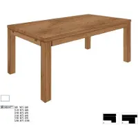 AEA Esstisch Tisch Gruppe Esszimmer Wohnzimmer Garnitur Holz Design Tische 140x90cm