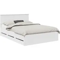 Syfax Bedframe met lade met opslag Wit 140 x 190 cm Ingenieurshout