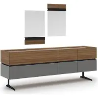 AEA Luxus Sideboard Esszimmer Komplett 2x Spiegel Modern Einrichtung Design