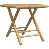 Syfax Tuintafel inklapbaar 45x45x45 cm bamboe