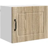 vidaXL Wandkast PORTO Sonoma Eik 50 x 31 x 40 cm Bewerkt hout