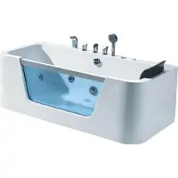 AEA Luxuswanne Whirlpool Massagewanne Wellnesswanne Freistehende Wanne 170x80 cm