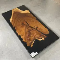 AEA Epoxidharz Esstisch River Table Massiv Tische 160x81 Flusstisch Echtes Holz