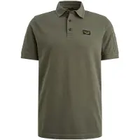 PME Legend Heren Polo's & T-shirts Trackway Polo - Olijf - Maat S
