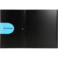 Exacompta 5x Exactive PP Presentatiemap Exashow met 4 ringen van 30mm - A3 - Zwart - 56134E