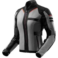 Rebelhorn Scandal 3 dames motorfiets textiljas, zwart/grijs/rood, maat M