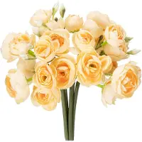 Viana Takken met ranunculusbloemen voor decoratieve vaasarrangementen, 32 cm