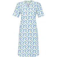 Ringella nachthemd grafisch blauw | Maat 38