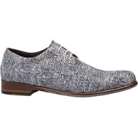 Floris van Bommel Veterschoen 'De Draver 03' blauw gemêleerd