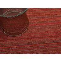 Chilewich doormat 46x71cm Skinny Stripe orange