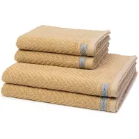 Ross Dames en Heren 2 X handdoek 2 X douchehanddoek - in set Smart