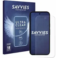 Savvies - Screenprotector voor Google Pixel 10a - Folie Beschermfolie transparant 18 Stuks