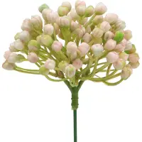 Viana Hortensia knop steker 21cm roze 12 st., 12 Stück
