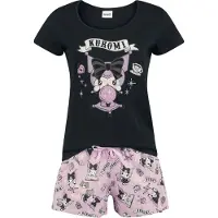 Hello Kitty - Anime Pyjama - and Friends - Kuromi - Crystal Ball - S tot 3XL - voor Vrouwen - meerkleurig | Maat 3XL