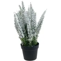 Viana Erika wit heide bezem heide kunstplant H26cm