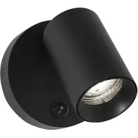 Lyora Wandspot Net Rond Zwart
