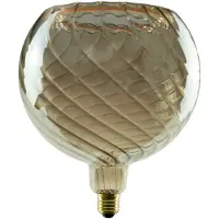 Segula LED floating bol G200 E27 6W twist rook LED-Floating-Globe, dimbaar, E27 LED-lamp