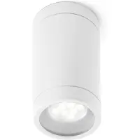Faro Olot - opbouwspot 1L - Ø 6 x 10,5 cm - IP44 - mat wit