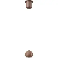 Artdelight Hanglamp bol Miami brons Ø 10cm