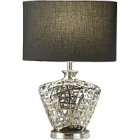 Searchlight Schemerlamp Network chroom met zwart