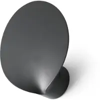 Faro LED-wandlamp buiten Lotus, zwart, Aluminium, Modern, LED wandlamp buiten
