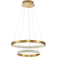 Lyora Hanglamp Preston goud Ø 60cm double