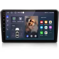 Junsun Android 15 Autoradio Geschikt Voor Audi A3 S3 RS3 (2003-2013)8P Accessoires, 1GB+32GB, Draadloze CarPlay, DAB+, GPS-Navigatie, Bluetooth, 9-inch Touchscreen, DSP, Quad-core processor
