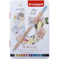 Bruynzeel Creatives - kleurpotloden - 12 stuks - pastel