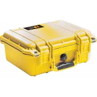 Peli Case 1400NF Koffer Klein Geel zonder Schuim