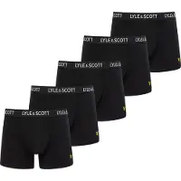 Lyle & Scott Boxershorts 'MiIler' geel / zwart / wit