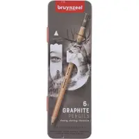 Bruynzeel Creatives - grafietpotloden - 6 stuks