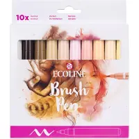 Ecoline Brush Pen set Portret | 10 colours