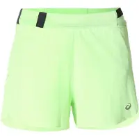Asics Sportbroek lichtgroen / wit