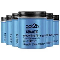 Schwarzkopf Got2b Chaotic Modelling Fibre Gum -voordeelverpakking - 6 x 100 ml Haarwax