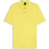 BOSS Pallas-polo van katoenpiqué met logostiksel