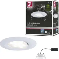 Paulmann Calla LED-inbouwlamp voor badkamer LED 6 W IP65 Wit (mat)