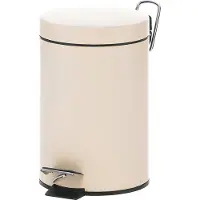 kela Monaco Pedaal Afvalemmer - 3 l - Créme -