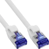 InLine SFTP CAT6a slimline flexibele netwerkkabel | TPE LSZH | wit | 25 meter