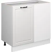 Vicco R-Line Hoekkast – 86 cm zonder werkblad Wit Landhuis